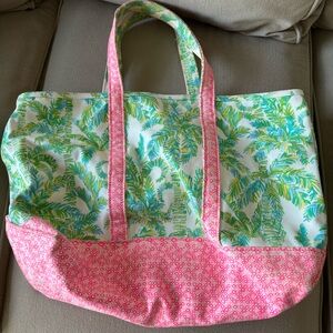Lilly Pulitzer Canvas Beach Bag